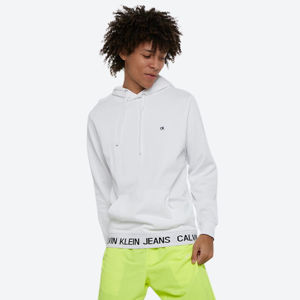 Calvin Klein pánská bílá mikina Logo Waistband - XL (112)